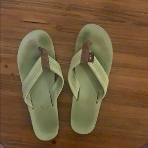 Green Rainbow Sandals